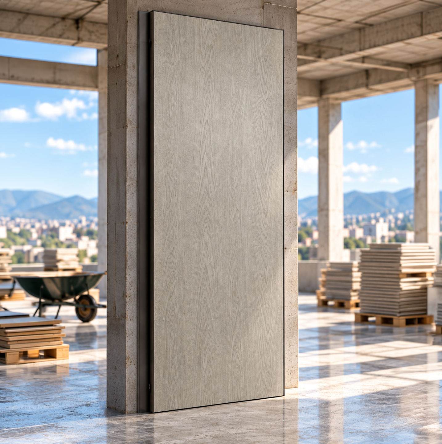 PUERTA ROBLE GRIS